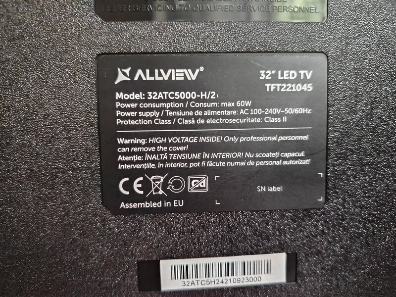 Televizor Allview 32ATC5000-H2 diagonala 81 cm (32